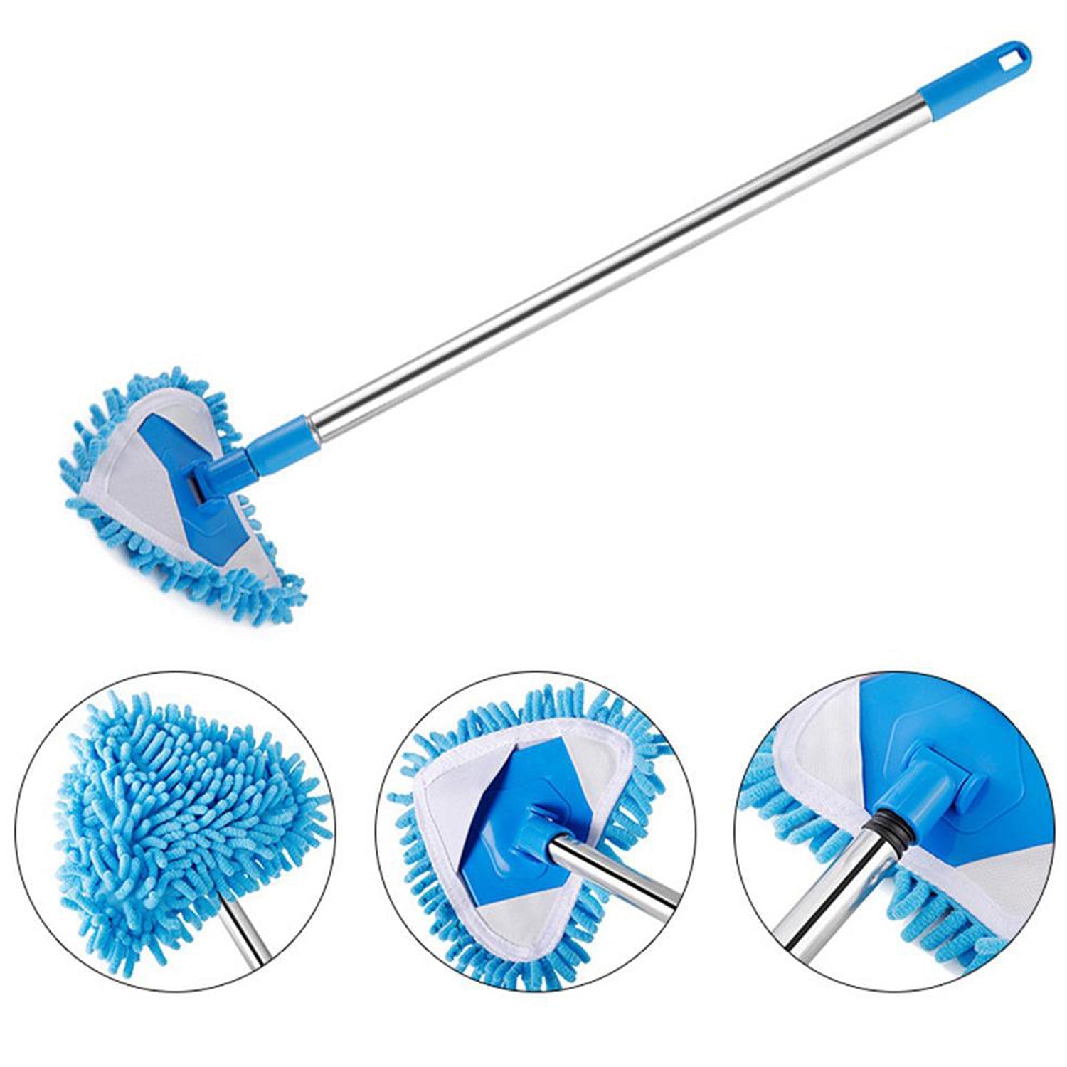 6001 Stainless Steel Road Adjustable Triangle Mop Used for Cleaning Dusty and Wet Floor Surfaces and Tiles. 6001 Stainless Steel Road Adjustable Triangle Mop Used for Cleaning Dusty and Wet Floor Surfaces and Tiles.
